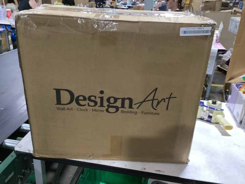 Condition photo showing Good Condition for designart \\\"ethereal floral delight victorian pattern iii\\\" upholstered floral accent chair and cottage arm chair - multiple color