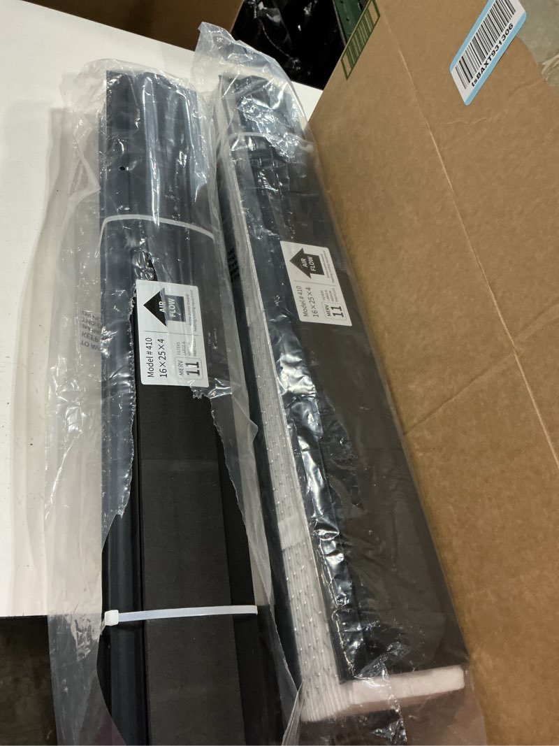 Condition photo showing New/Like New for 410 replacement filter compatible with aprilaire air purifier models 1410 1610 2410 2416 3410 4400, merv 11 whole house furnace filters 16×25×4, 2-pack 410 filter (2 packs)