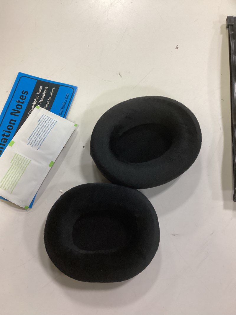 Condition photo showing Good Condition for GVOEARS Replacement Earpads for Audio Technica ATH M50X / M50BT / M40X / M30, HyperX Cloud & Alpha, Steelseries Arctis, Sony MDR-7506 Series & More, Extra Velour Thicker, Softer Memory Foam | (Black)