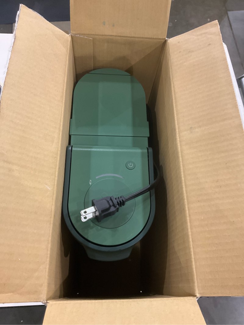 Condition photo showing As Is for Keurig K-Mini Single Serve K-Cup Pod Coffee Maker, 6 to 12oz Brew size, with Cord Storage, Perfect for Small Spaces, Evergreen