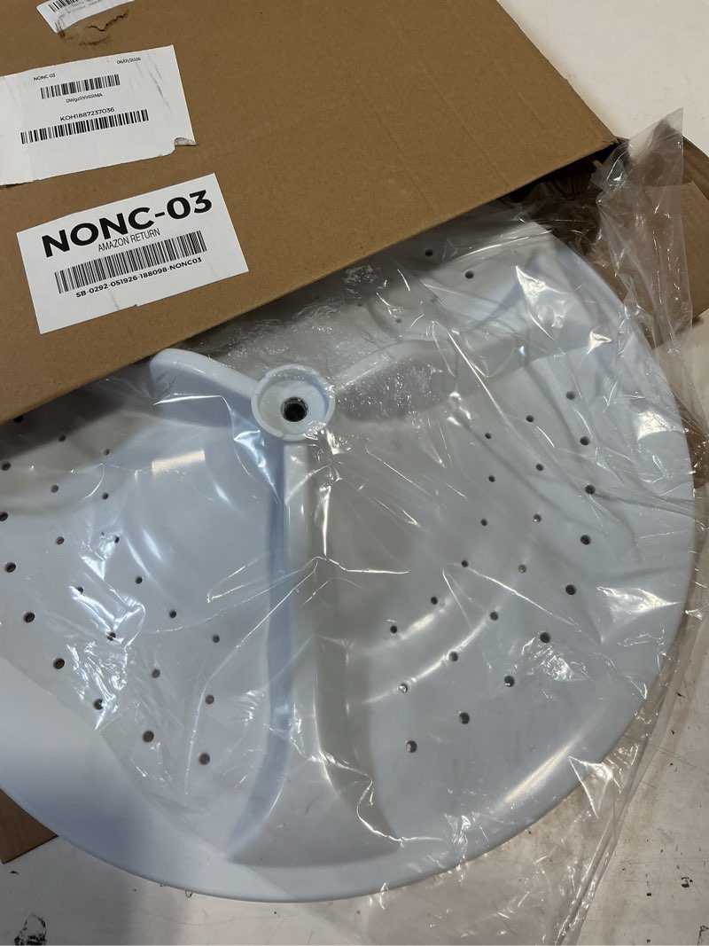 Condition photo showing Good Condition for w10752283 washplate with center cover replacement for whirlpool washer agitator parts replace wtw7000dw wtw5000dw1 wtw5000dw2 wtw8500dc wtw8500d wtw8500ec wtw6120hc w10834890 ps10064549 w10609476