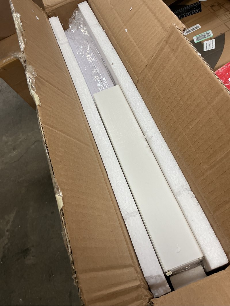 Condition photo showing New/Like New for wire shelf covers, 5pcs 36"x16" inch shelf covers for wire shelving, 0.39 inch thick (not wood), moisture resistant wires rack cover with no installation for pantry, closet, kitchen 16"w x 36"l