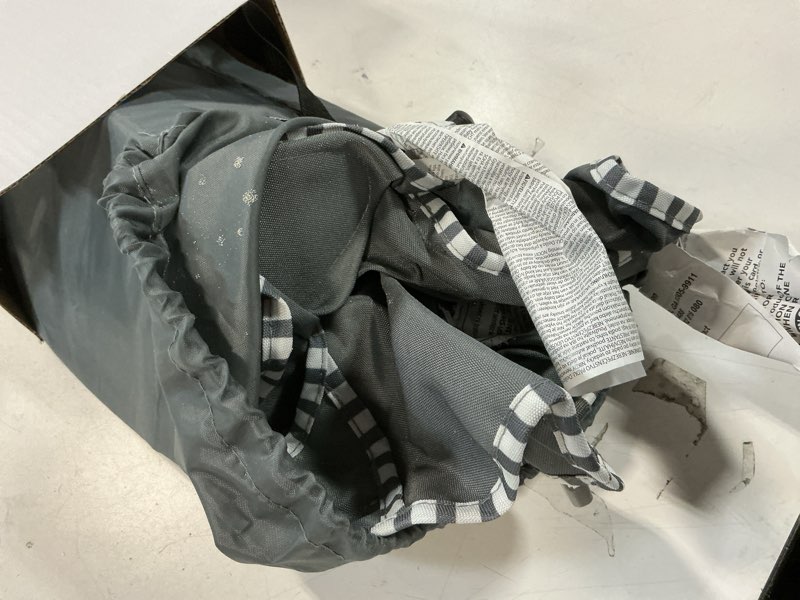 Condition photo showing Good Condition for Bright Starts Pop 'N Chill Travel Seat, Indoor/Outdoor Use, Infant Seat with UPF 50+ Canopy, Grey, Ages 0-6 Months