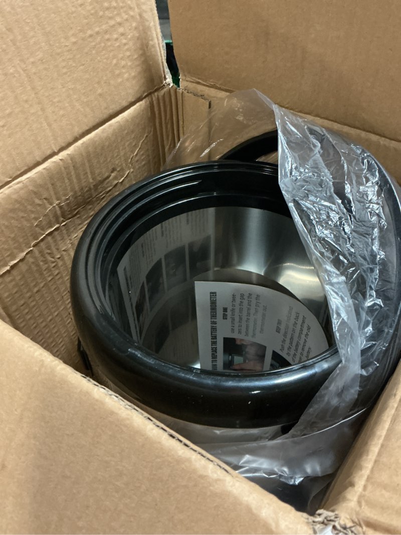 Condition photo showing New/Like New for 3.2 gallon insulated beverage dispenser, 12l thermal coffee and drink server with spigot, non-electric hot & cold drink container for juice, tea, milk, or chocolate 3.2 gallon size