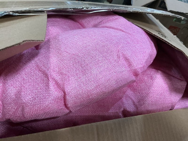 Condition photo showing Good Condition for Fumete 8 Pcs 16 Inch Round Floor Cushions for Kids and Toddlers, Flexible Seating Classroom Furniture Floor Pillow for Home, Daycare, Preschool, Yoga and Meditation (Pink) Pink 8