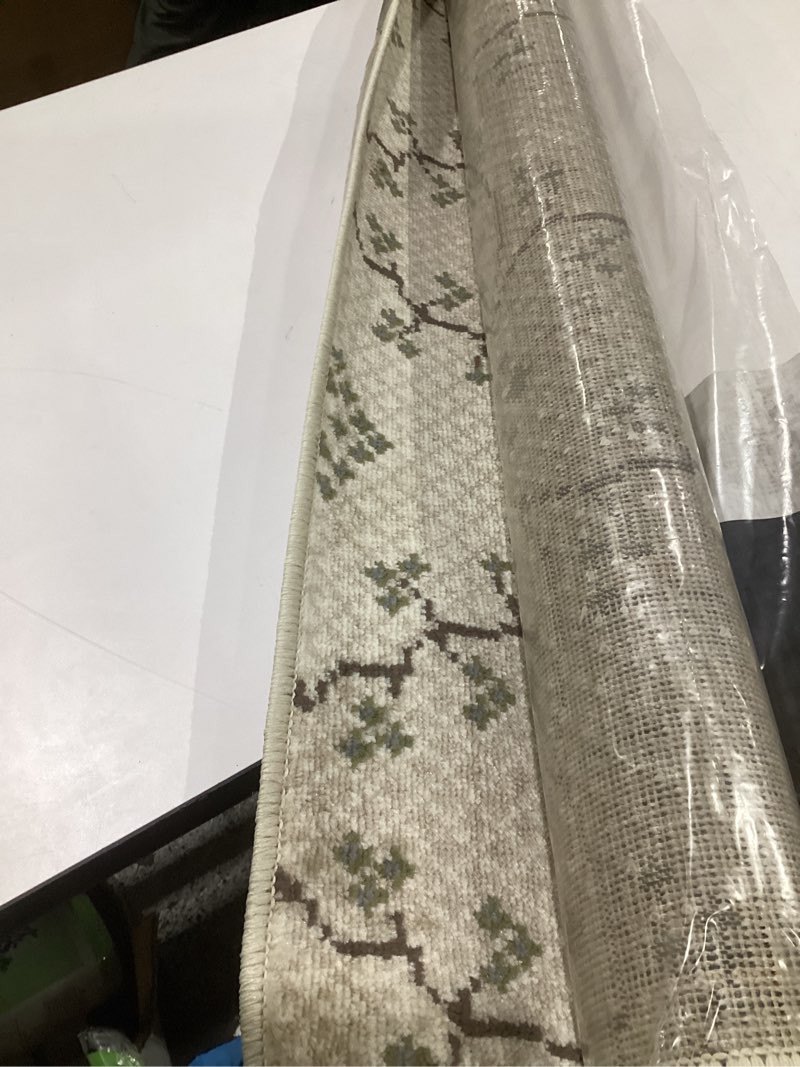 (SIZE UNKNOWN)Superior Aberdeen Collection Area Rug, 8mm Pile Height with Jute Backing, Geometric Crosshatch
