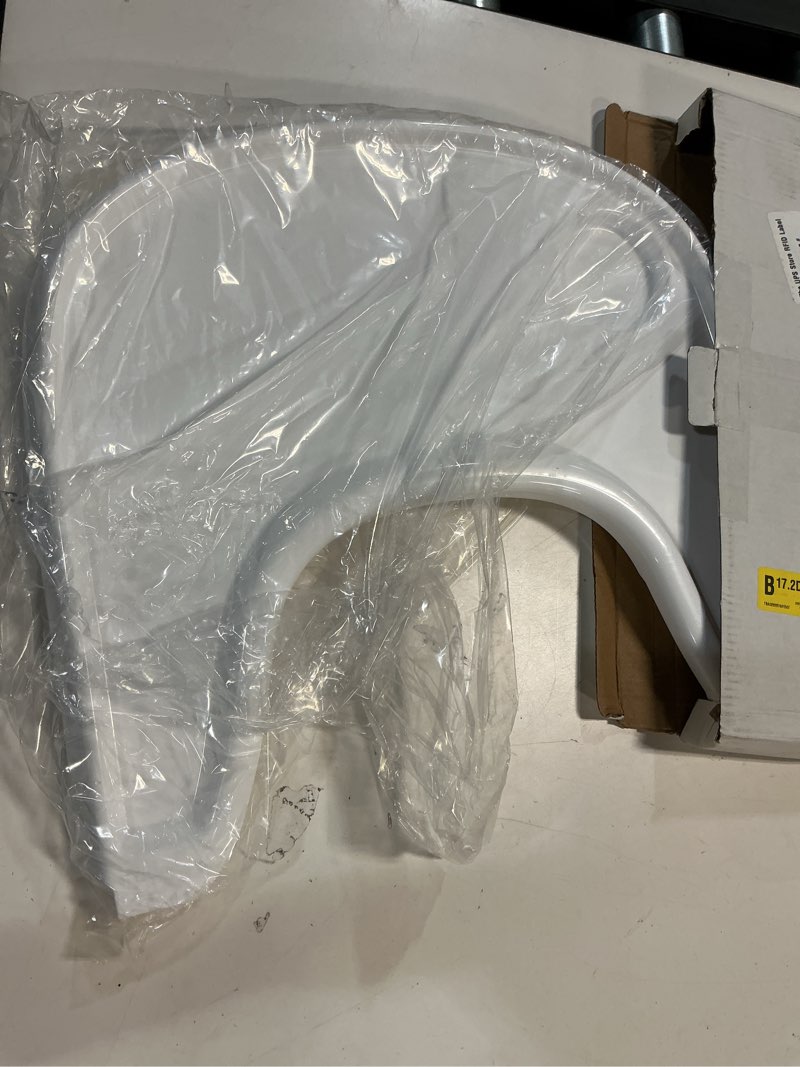 Condition photo showing Good Condition for Baby High Chair Tray Compatible with Stokke Tripp Trapp (V2+ Baby Set) Replacement Feeding Tray with Built-In Cup Holder, Smooth Surface for Strong Suction, BPA-Free & Dishwasher Safe - White White with Cup Holder
