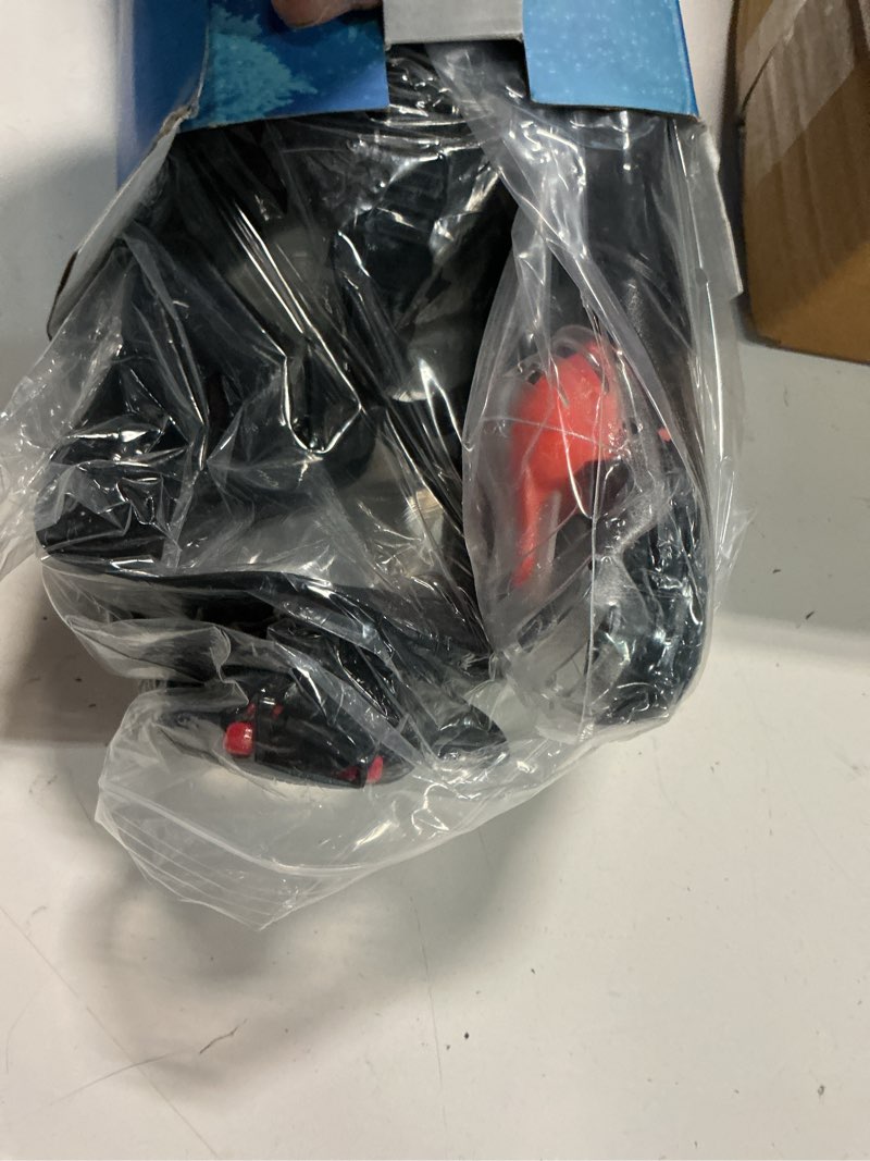 Condition photo showing Good Condition for snorkel set pano 3 window adult snorkeling gear, professional snorkel goggles anti-fog diving mask, anti-leak swim goggles and dry top snorkel for diving, snorkeling, swimming black