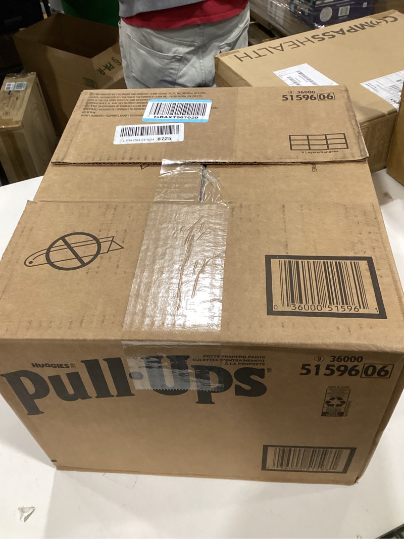 Condition photo showing New/Like New for Pull-Ups Girls' Potty Training Pants, Size 4T-5T Training Underwear (38-50 lbs), 99 Count (3 Packs of 33) 4T-5T 99
