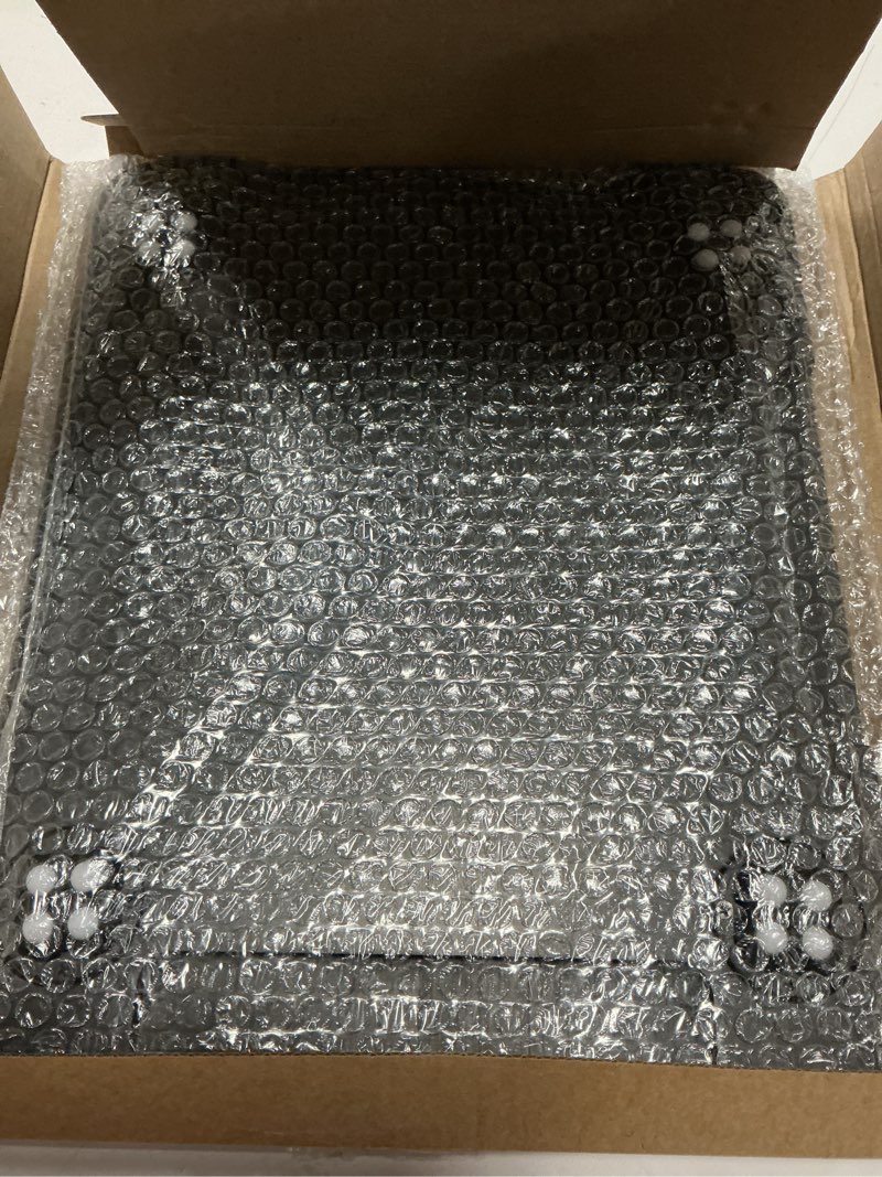 Condition photo showing Good Condition for 360° Rolling Tray Bamboo Appliance Slider for Kitchen Appliances, Coffee Maker Mat Tray for Countertops Sliding Tray for Coffee Maker Appliances Mat Easily from Under The Cabinet Black 11.6×13.9 Black 11.6x13.9inch