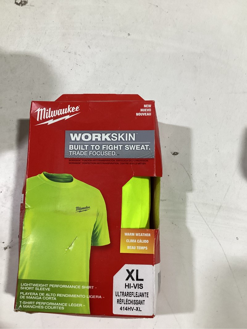 Condition photo showing Good Condition for men's extra large hi-vis gen ii workskin light weight performance short-sleeve t-shirt