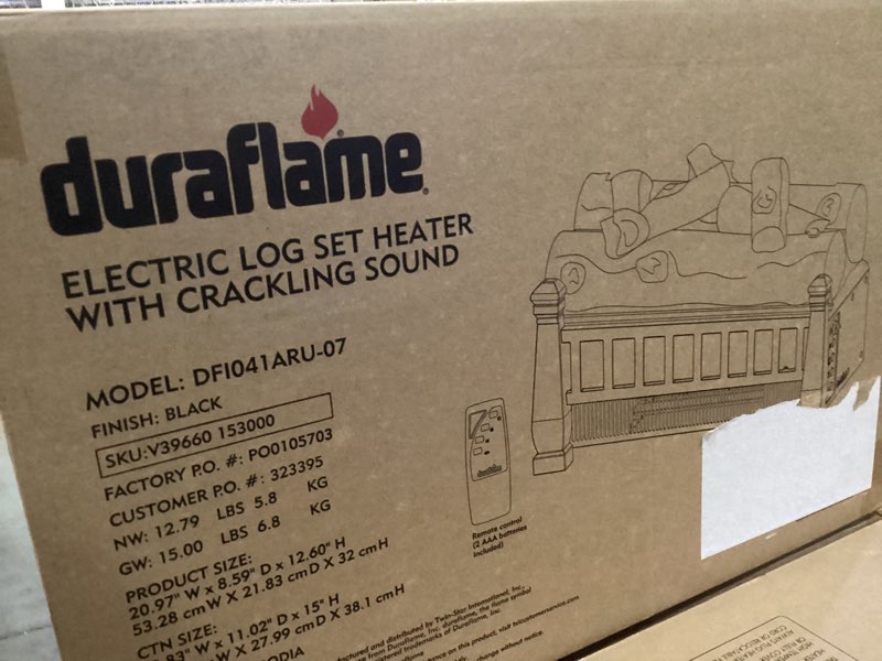 Condition photo showing Good Condition for duraflame infrared pine log insert heater