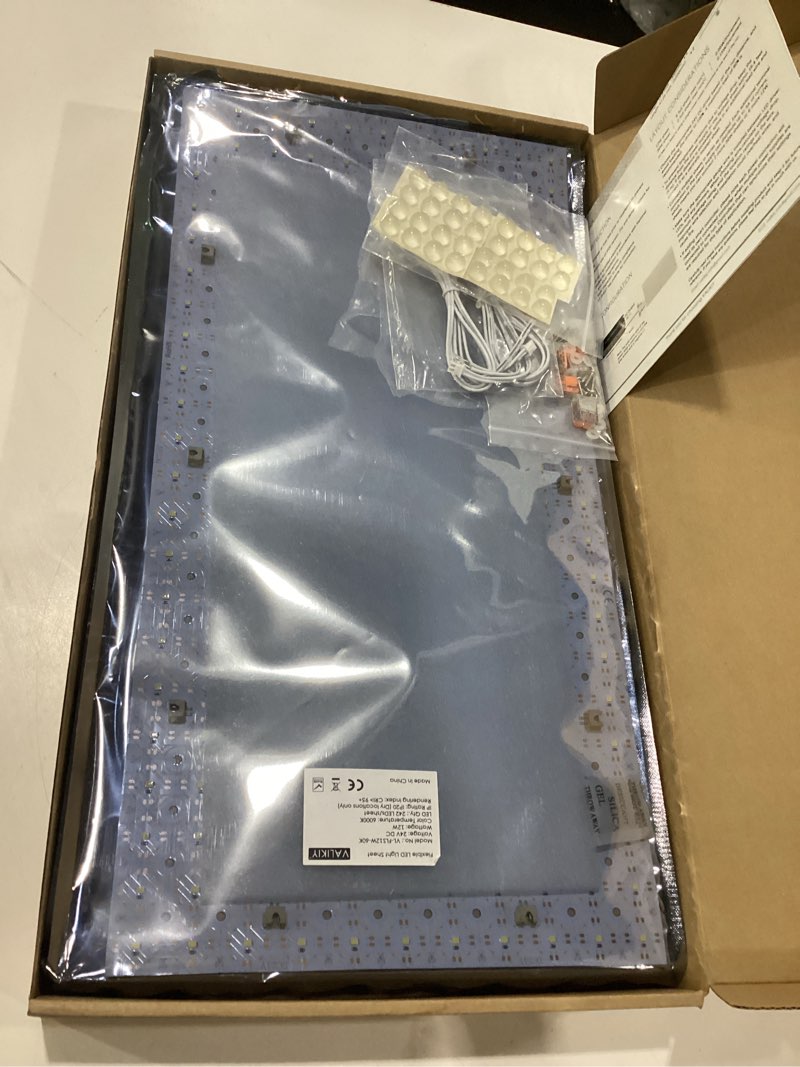 Condition photo showing Good Condition for 4-pack led backlight sheet 24v 12w 6000k white, 19.3x9.6 inches each unit, dimmable flexible led panel sheet for backlit translucent stone/marble/onyx/quartz countertops walls 12w6000k 4pack