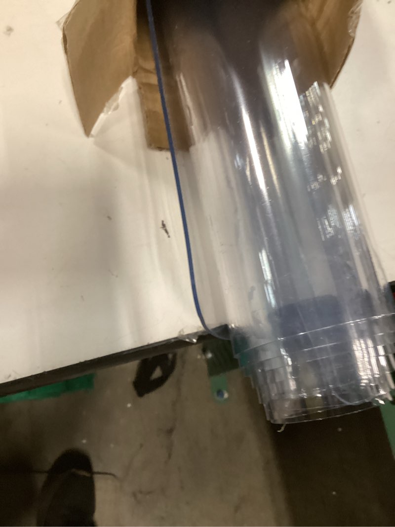 Condition photo showing Good Condition for vicwe 42 x 78 inch clear table cover protector,1.5mm thick clear table protector, rectangle waterproof plastic table cover, scratch proof and easy cleaning for dining room table clear 1.5mm 78" x 42"
