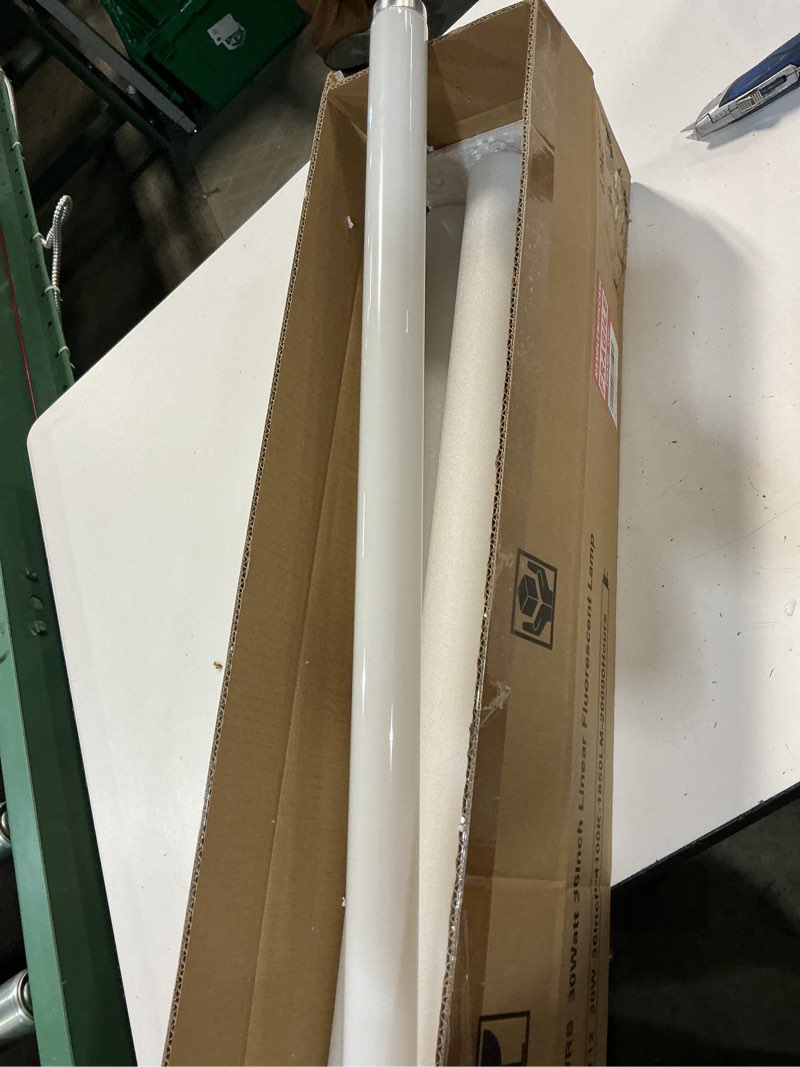 Condition photo showing New/Like New for diodesy- f30t8cw 36 inch t8 fluorescent tube light bulb 30w 4100k cool white 2180 lumens g13 bi-pin base cri62 3 foot straight linear lamp for under cabinet kitchen sink rv pack of 30