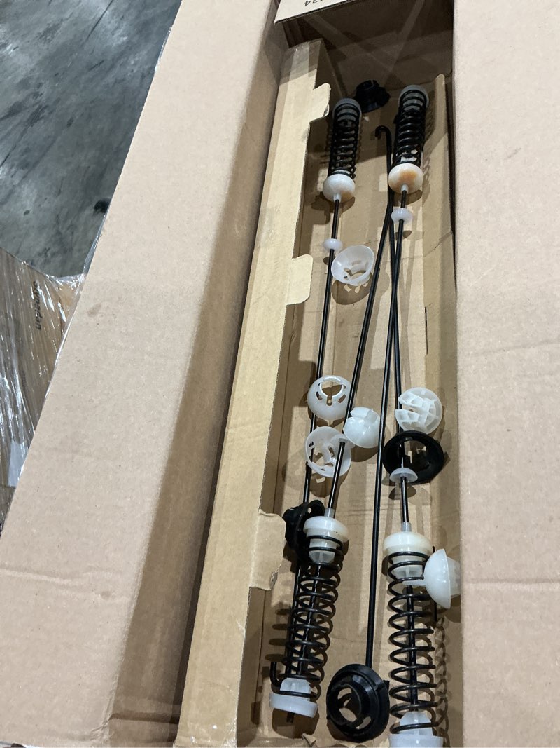 Condition photo showing As Is for w11217817 washer suspension rod kit replaces w11159470 w11226768 for whirlpool, maytag, amana, kenmore washer wtw4855hw1 mvwc465hw2 wtw4955hw1 wtw4655jw0 wtw4655jw1 wtw4850hw0 wtw4850hw1 wtw4850hw2