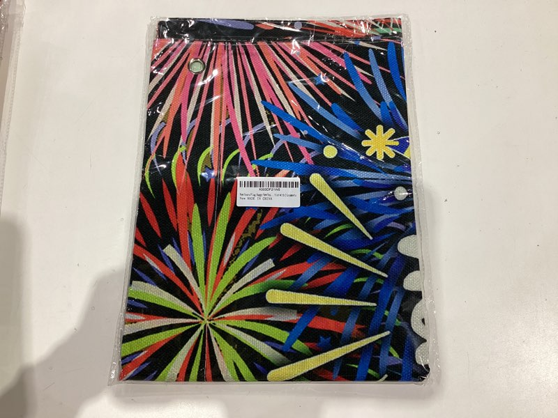 Condition photo showing New/Like New for New Years Flag,Happy New Year Garden Flag 28 x 40 Inch Happy New Year House Flag for Greettings or Decoration