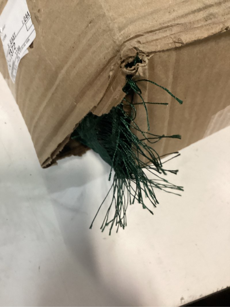 Condition photo showing As Is for muslim prayer rug with tasbih prayer beads, soft large prayer matt islam, padded islamic prayer mat thick for men and women, janamaz, sajadah (31.5" x 47.2", green)