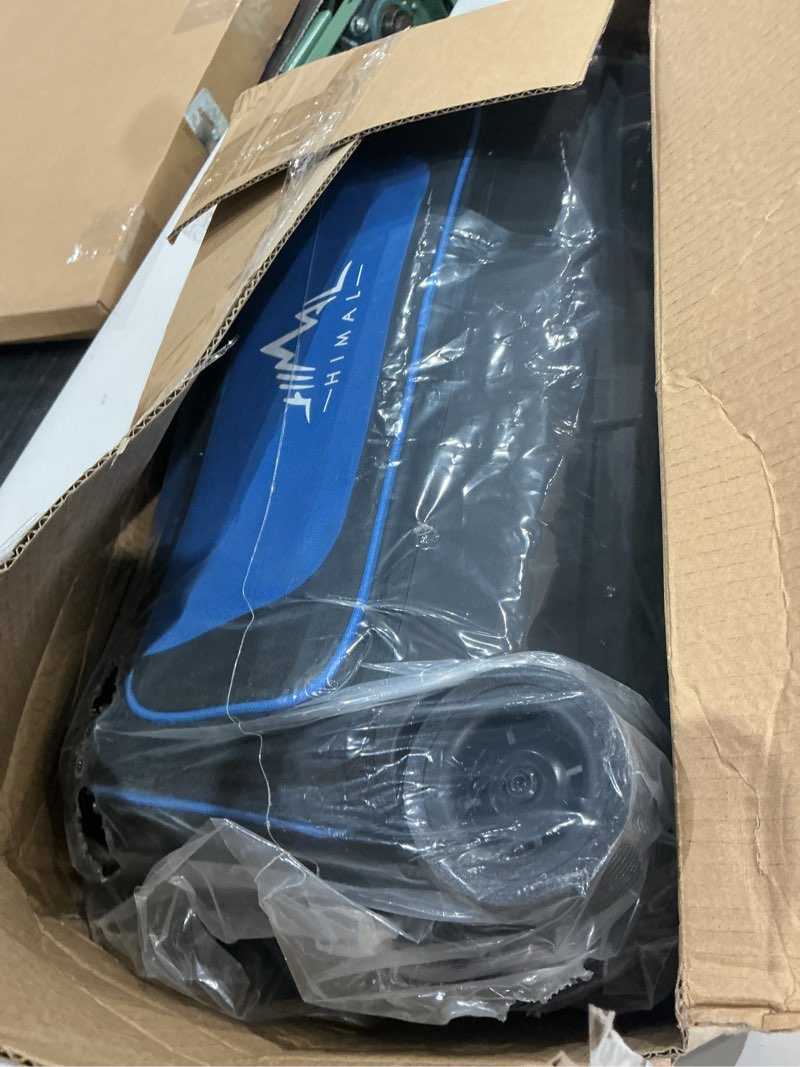 Condition photo showing Good Condition for double roller 2 ball bowling bag with separate shoe compartment for bowling shoes (up to us mens size 15) and oversized accessory pocket, retractable handle - extends to 40" black-blue