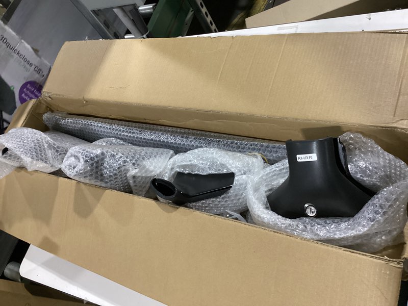 Condition photo showing As Is for kinggeri lockable 260lbs roof rack cross bars compatible with nissan rogue 2021 2022 2023 2024 2025 2026 sv sl platinum with flush roof rails, heavy duty anti-theft aluminum roof rails crossbars