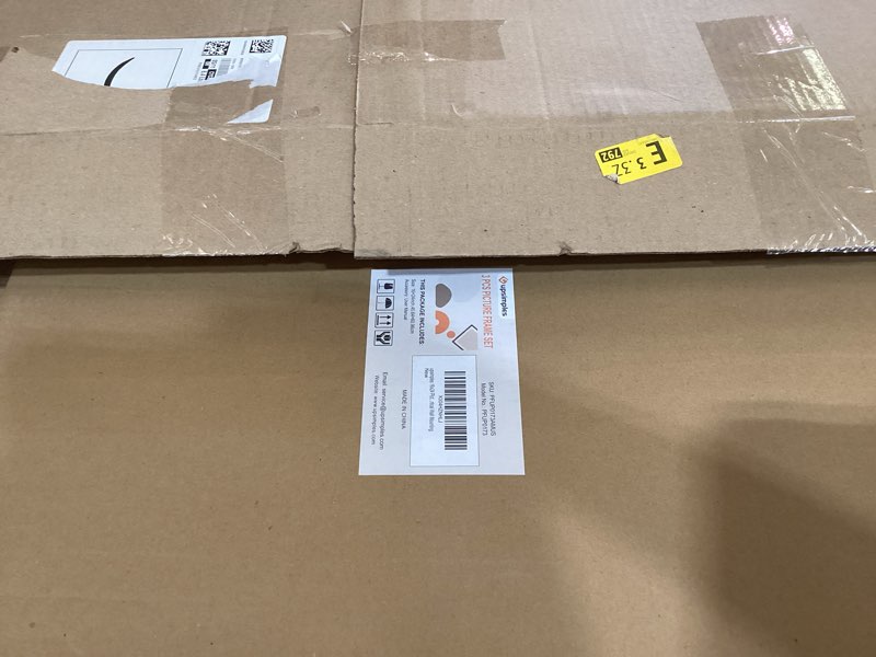 Condition photo showing New/Like New for upsimples 16x24 picture frame gold 3 pack, scratch-proof poster frames 16 x 24 for photo gallery - slide-in strips, horizontal or vertical wall mounting gold 16x24