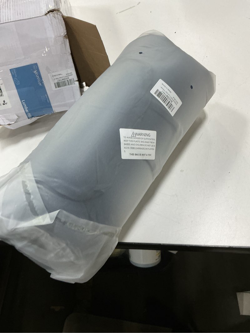 Condition photo showing Good Condition for Memory Foam Ergonomic Wedge Pillow, Prone Pillow for Sleeping, Reading Pillow for Bed, Ergonomic Support for Back Pain, Acid Reflux & Sitting Up, Ideal for Massage, with Removable Cover