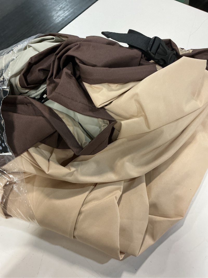 Condition photo showing Good Condition for vailge 2-seater heavy duty patio bench loveseat cover, 100% waterproof outdoor sofa cover, lawn patio furniture covers with air vent, small(standard), beige & brown beige & brown standard-s-loveseat cover-34"dx60"wx30"h