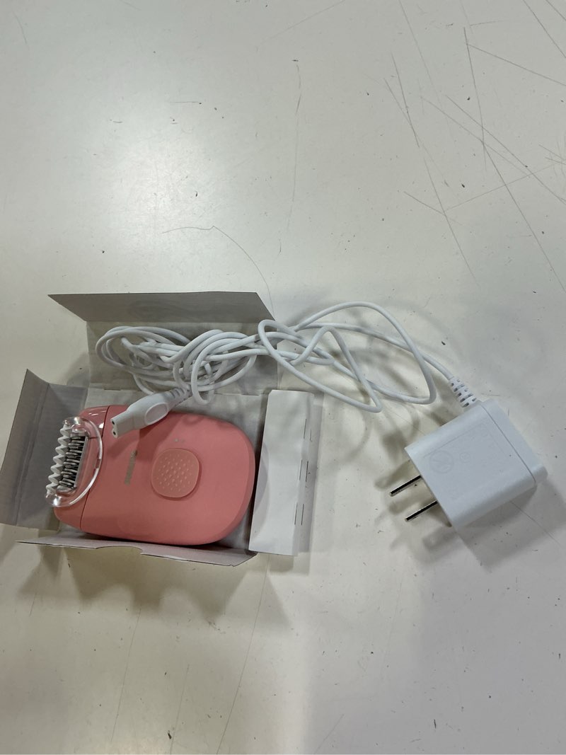 Condition photo showing Good Condition for philips epilator series 2000, corded epilator for legs and body, hair removal device for women, model bre227/00 pink dimensions unknown (pack of 1)