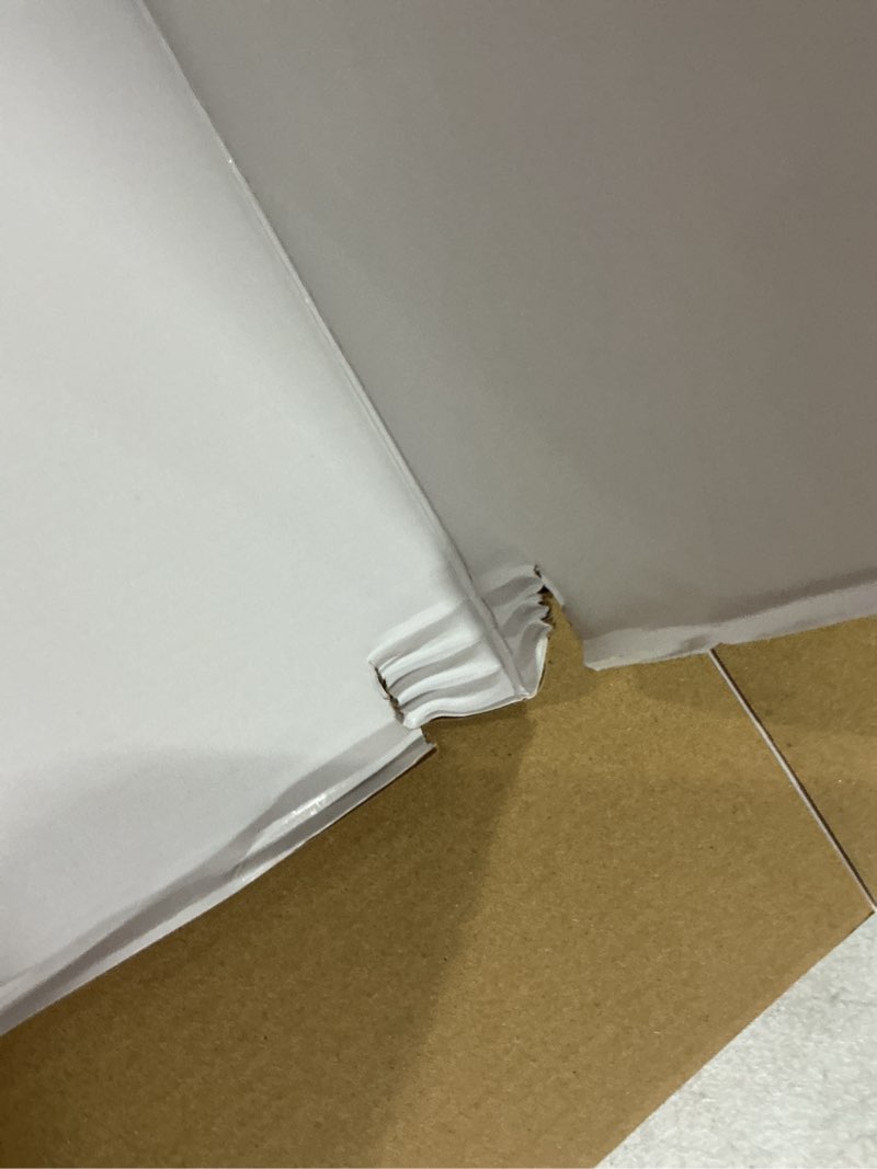 Condition photo showing As Is for lonlyeagle 36” x 48” trifold poster board?white corrugated project boards for presentations, science fair, school projects, event displays and trifold picture board?2 pack