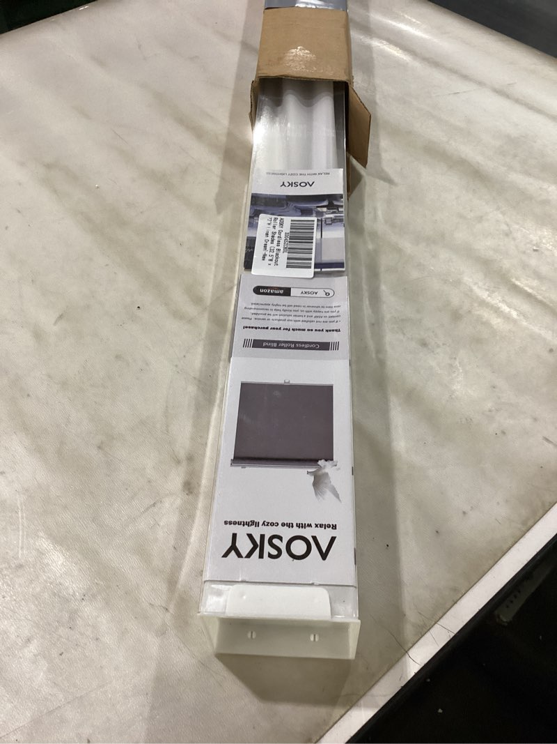 Cordless Roller Shades Blackout Blinds for Windows Room Darkening Rolled Up Shades with Spring Syste