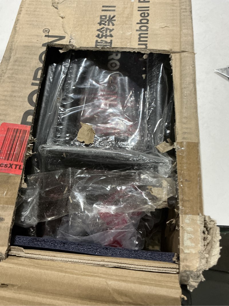 Condition photo showing Good Condition for PROIRON All In One Rack Dumbbell Rack, 1200LB Capacity Weight for Home Gym, Heavy-Duty Weight Stand for Dumbbells, Kettlebells, Weight Plates(Rack Only)