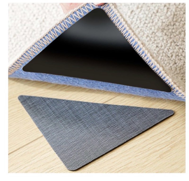 12pcs non slip rug grippers, rug pads grippers