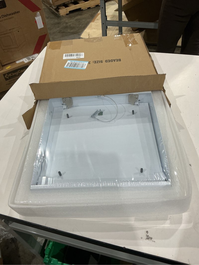 Condition photo showing New/Like New for byson drywall access panel 12x12 inches – wall access door with mud-in flange, heavy duty steel frame, 5/8” gypsum inlay, hidden hinged push lock 12 x 12 inches (5/8 inch thickness)