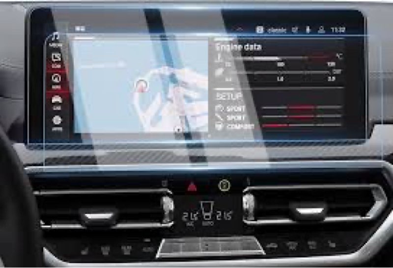 Karltys [Upgrade 2 Pack Screen Protector for [No Glare & Fingerprint] Tempered Glass BMW X3 2026 202