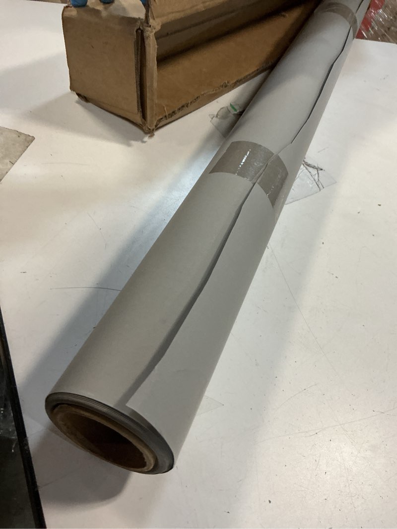 Condition photo showing As Is for Kate Seamless Paper Backdrop for Photography Light Gray Photo Backdrop Paper (53''x32.8' Pursuit Grey) 53'' x 32.8' Pursuit Grey