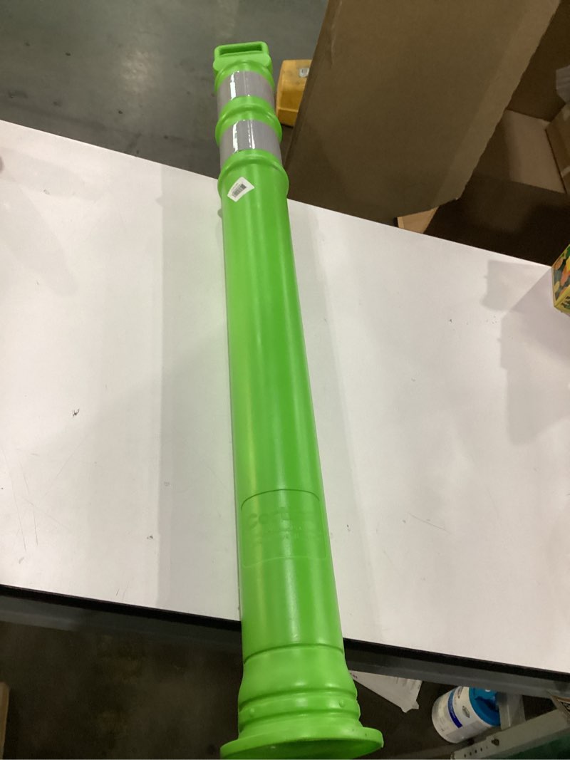 45" Flared Lime Delineator Post-(2)3" High Intnsty Collar