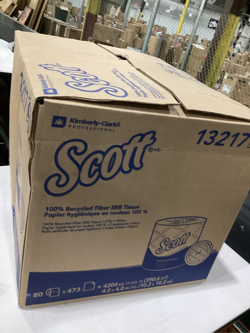 Condition photo showing Good Condition for scott recycled fiber tissues 80 x 473