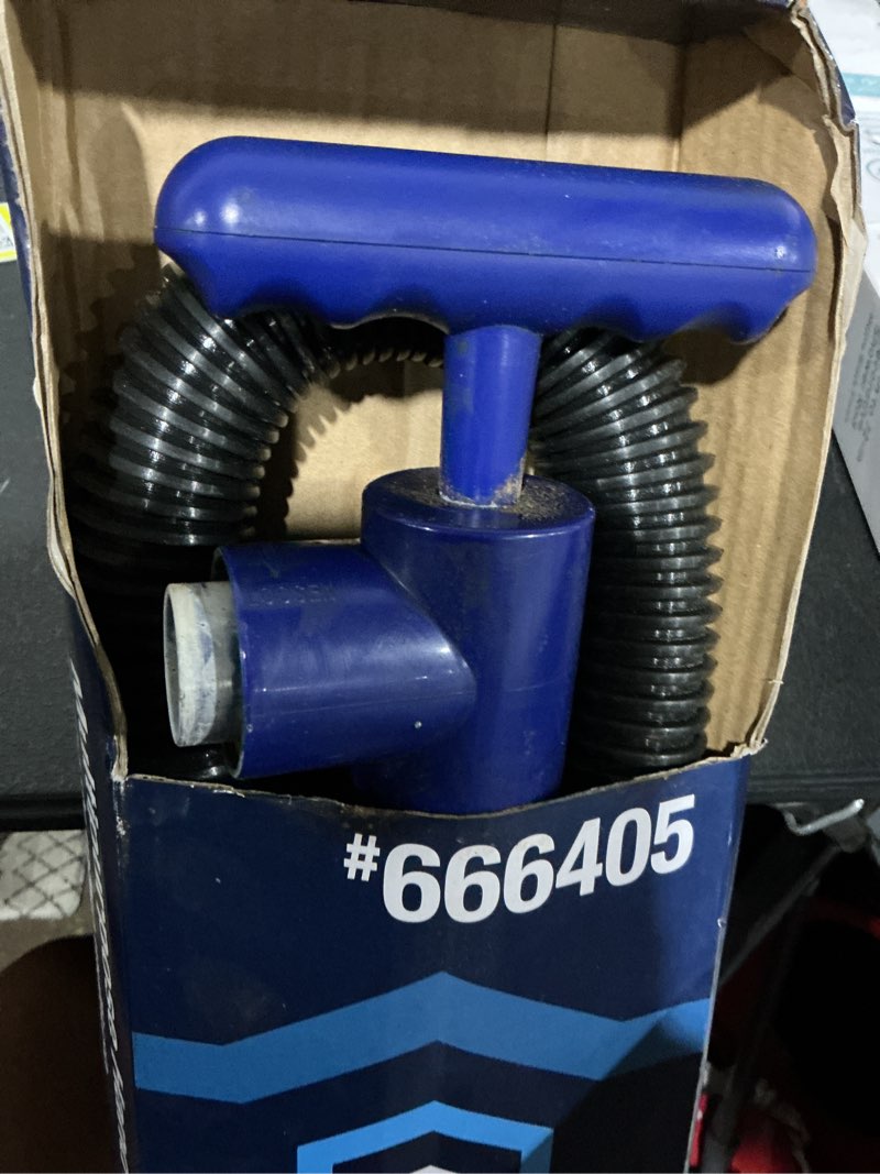 Condition photo showing As Is for project source 1-gpm plastic transfer pump