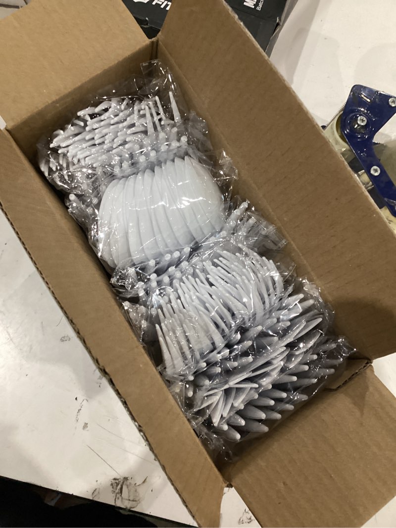 Condition photo showing Good Condition for 180pcs white plastic silverware,heavy duty disposable utensils | 60 forks,60 spoons, 60 knives,white cutlery plastic silverware sets, for party, birthday,wedding