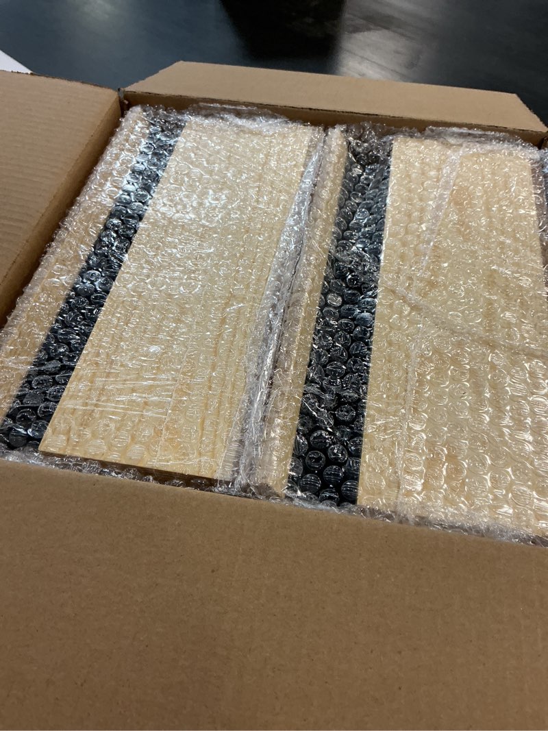 Condition photo showing New/Like New for Dog Ramp for Stairs, Non-Slip Dog Stairs, Sturdy Wooden Pet Steps for Small Dogs and Cats Fits Staircase Indoor, Assist for Injured and Older Pets(4 Pack/S, Light Wood)