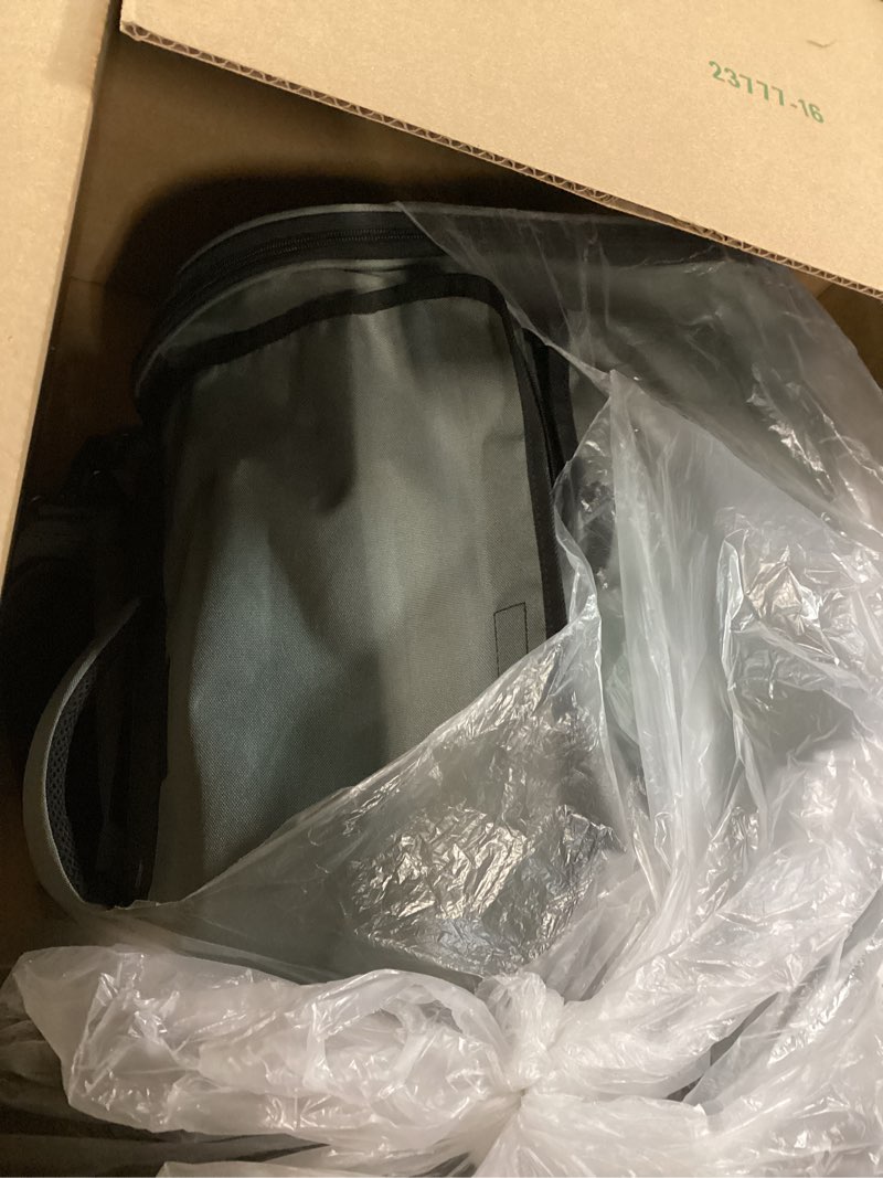 Condition photo showing Good Condition for Large Pet Carrier with Wheels, Foldable Rolling Dog Carrier with Big Pocket, Cat Rolling Bag 21"x13"x13" for 2 Cats &Dogs, for Travel, Outdoor, Vet Visits, Camping, Indoor. Gray. (Not for Airline)