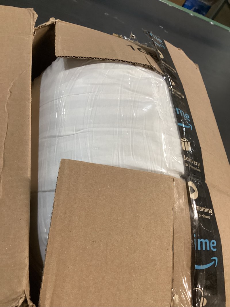 Condition photo showing As Is for Premium Gel Pillow Loft (Pack of 2) Luxury Plush Soft Bed Pillows for Home, Hotel Collection [Good for Side and Back Sleeper] Cotton Cover Dust Resistant & Hypoallergenic - Queen Size White Queen (Pack of 2) White