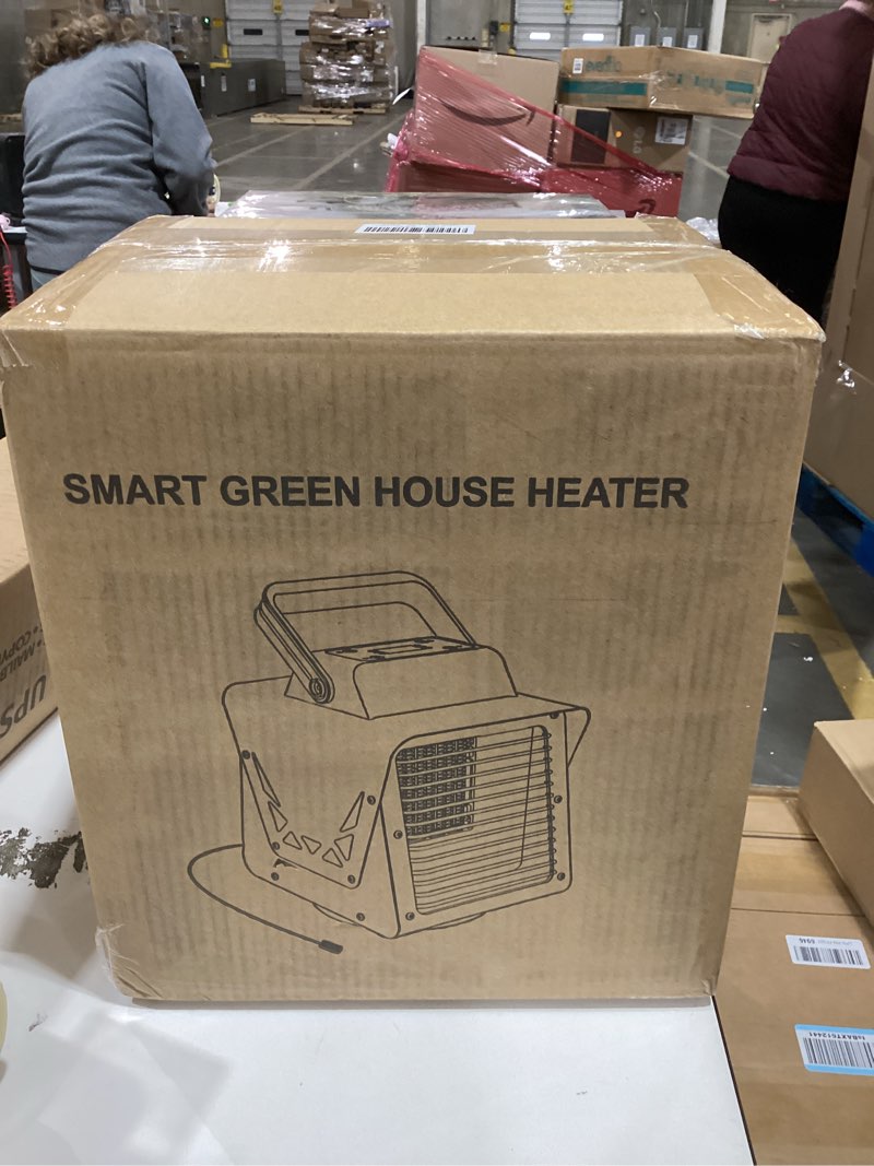 Condition photo showing New/Like New for Greenhouse Heater 1500W with APP Remote Control, Greenhouse Heater With Thermostat, Portable Outdoor Heater for Plants Vegetables Flowers,Smart Electric Safe Heater for Green house,Grow Tents,Garage