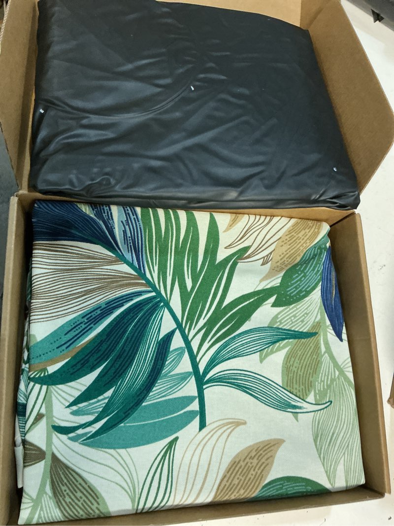 Condition photo showing Good Condition for lvtxiii inflatable stool ottoman footrest with handle, decorative fade-resistant foot stool, indoor or outdoor pouf for home garden and camping use, 31x31x14, lush leaf green 31"d x 31"w x 14"h lush leaf green