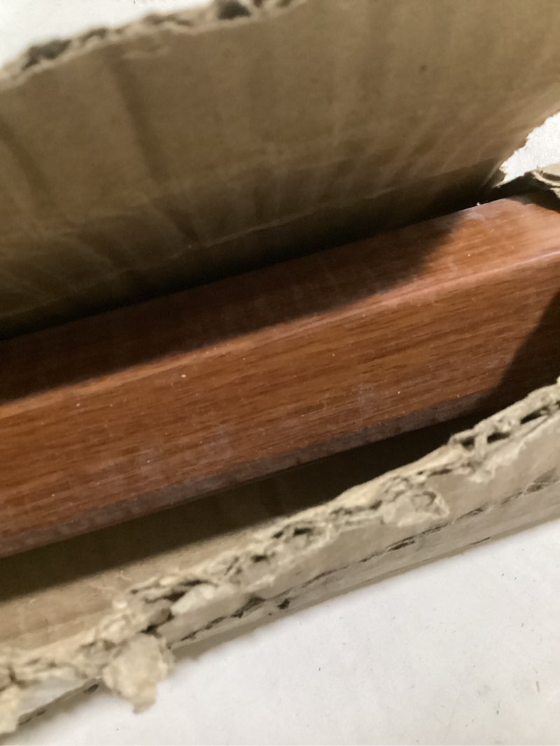 6 pcs 49" wall corner protector trim, walnut wood grain edge strip for door and window frames mirror