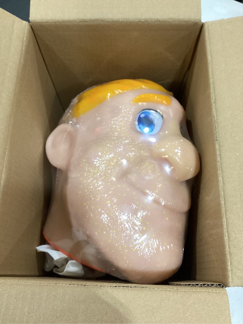 Condition photo showing New/Like New for brenzo 2026 new refillable pimple popping toy – big head squeeze toy with golden hair for stress & anxiety relief, realistic pus burst fidget toy, funny gag gift for adults b-yellow