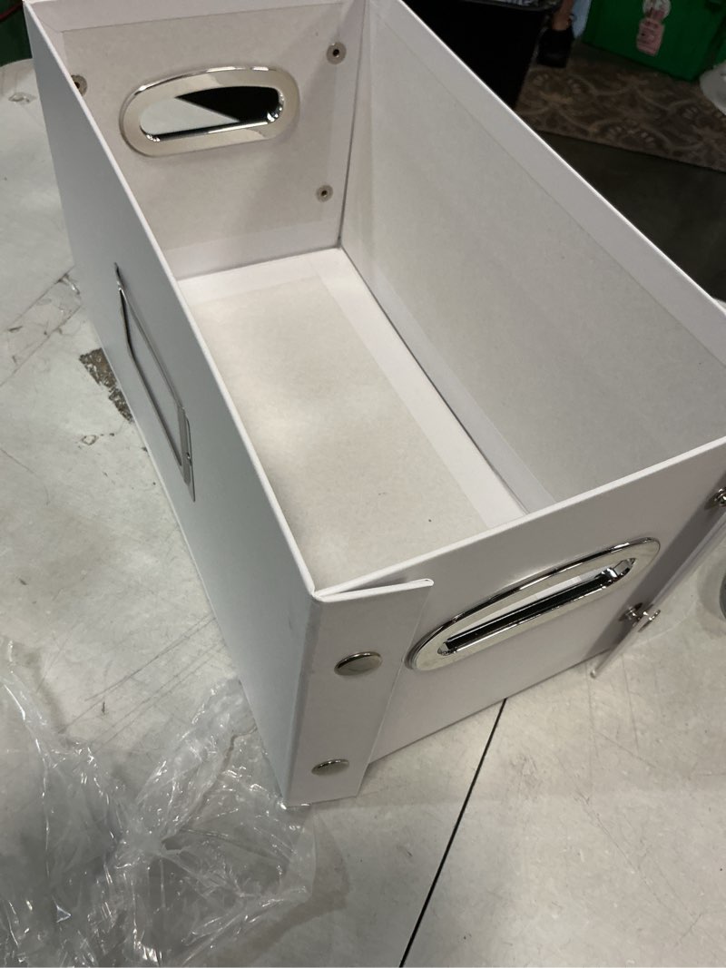 Condition photo showing Good Condition for snap-n-store vinyl record storage box - 12" - 1 pack- crate holds up to 75 vinyl albums - berry berry 12" - 1 pack