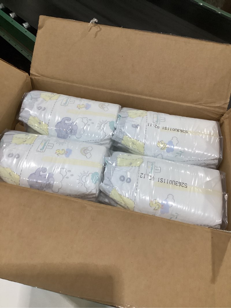 Condition photo showing Good Condition for pampers swaddlers diapers, size 1 (8-14 lbs), 164 count, absorbent, keeps baby dry and comfortable, skin safe disposable baby diaper size 1 164
