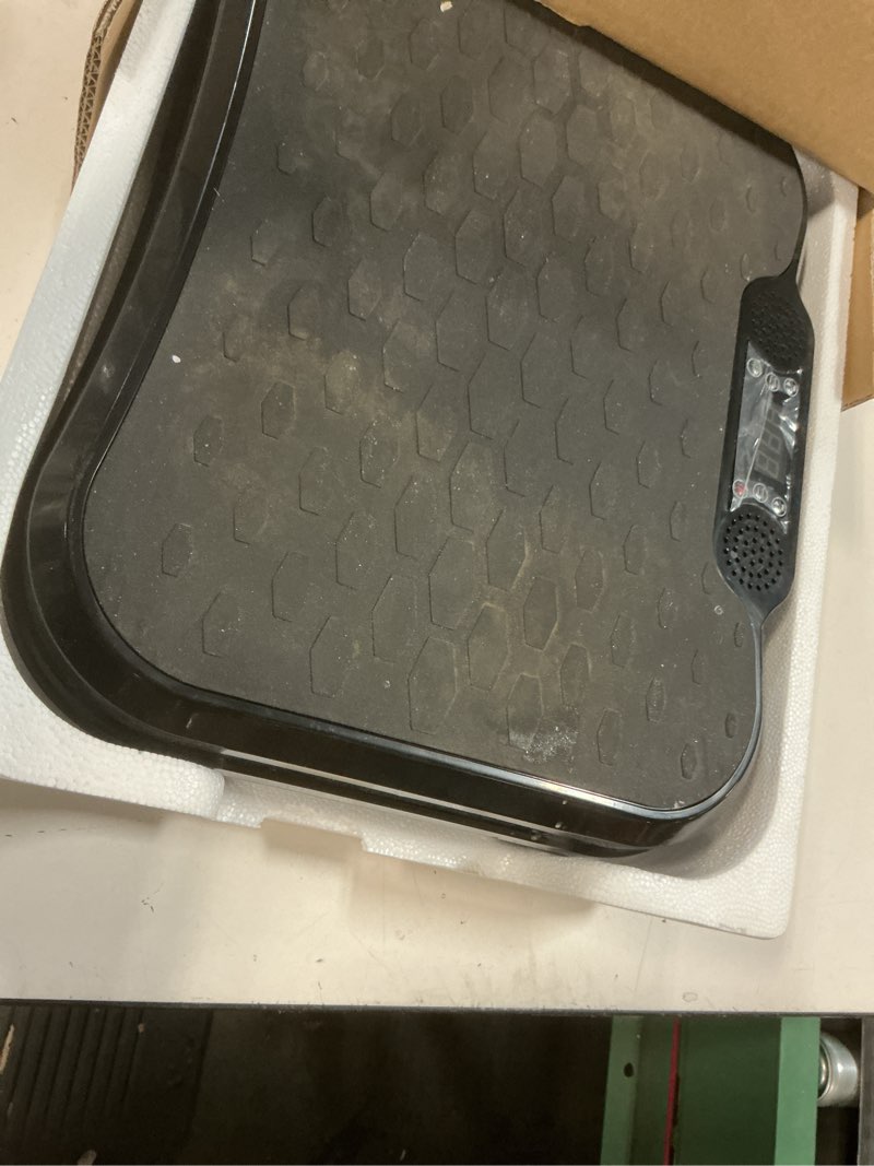 Condition photo showing As Is for Vibration Plate Exercise Machine,Vibration Plate for Lymphatic Drainage Power Vibration Plate Machine Support 450 Lbs 250 Adjustable Speeds,Vibrating Plate Shake Plate Weight Loss