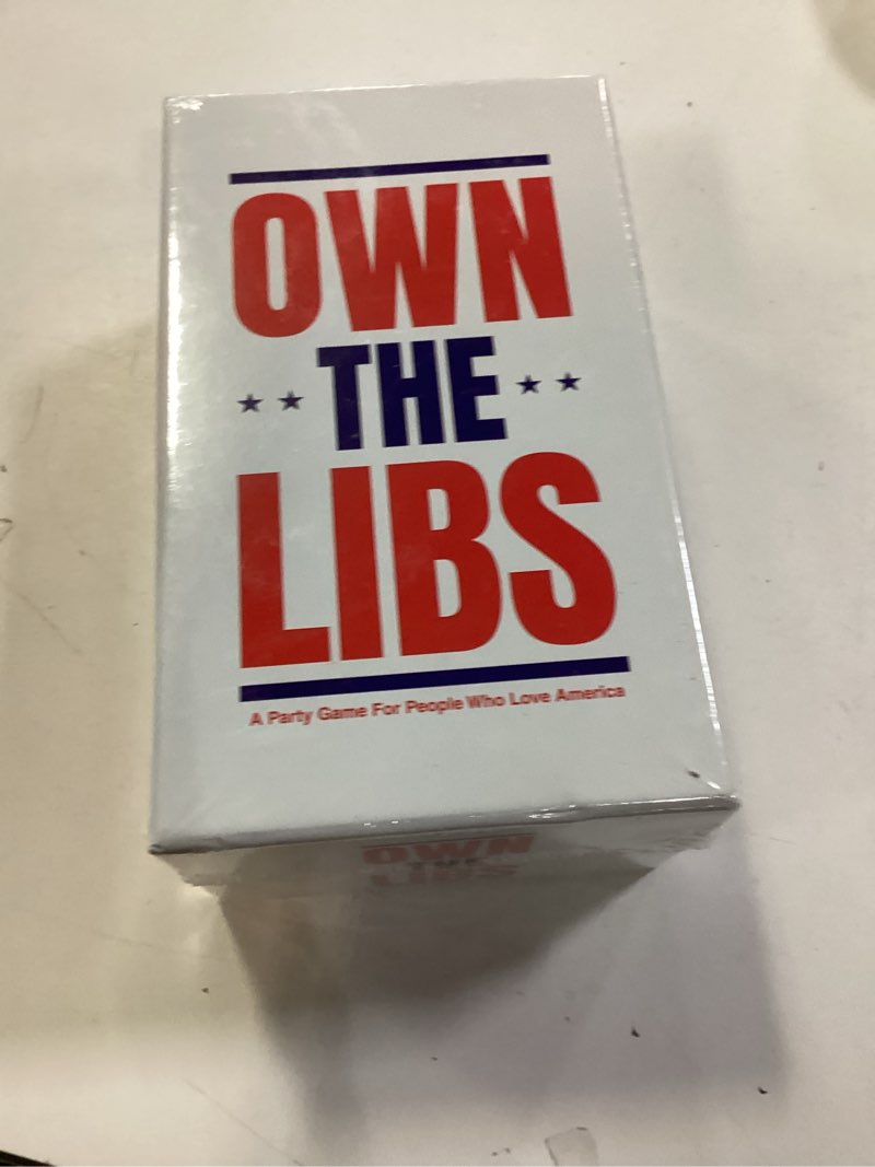 Condition photo showing New/Like New for Own The LlBBs - Funny White Elephant Gift - Men & Women's Birthday Gift - Hilarious Game